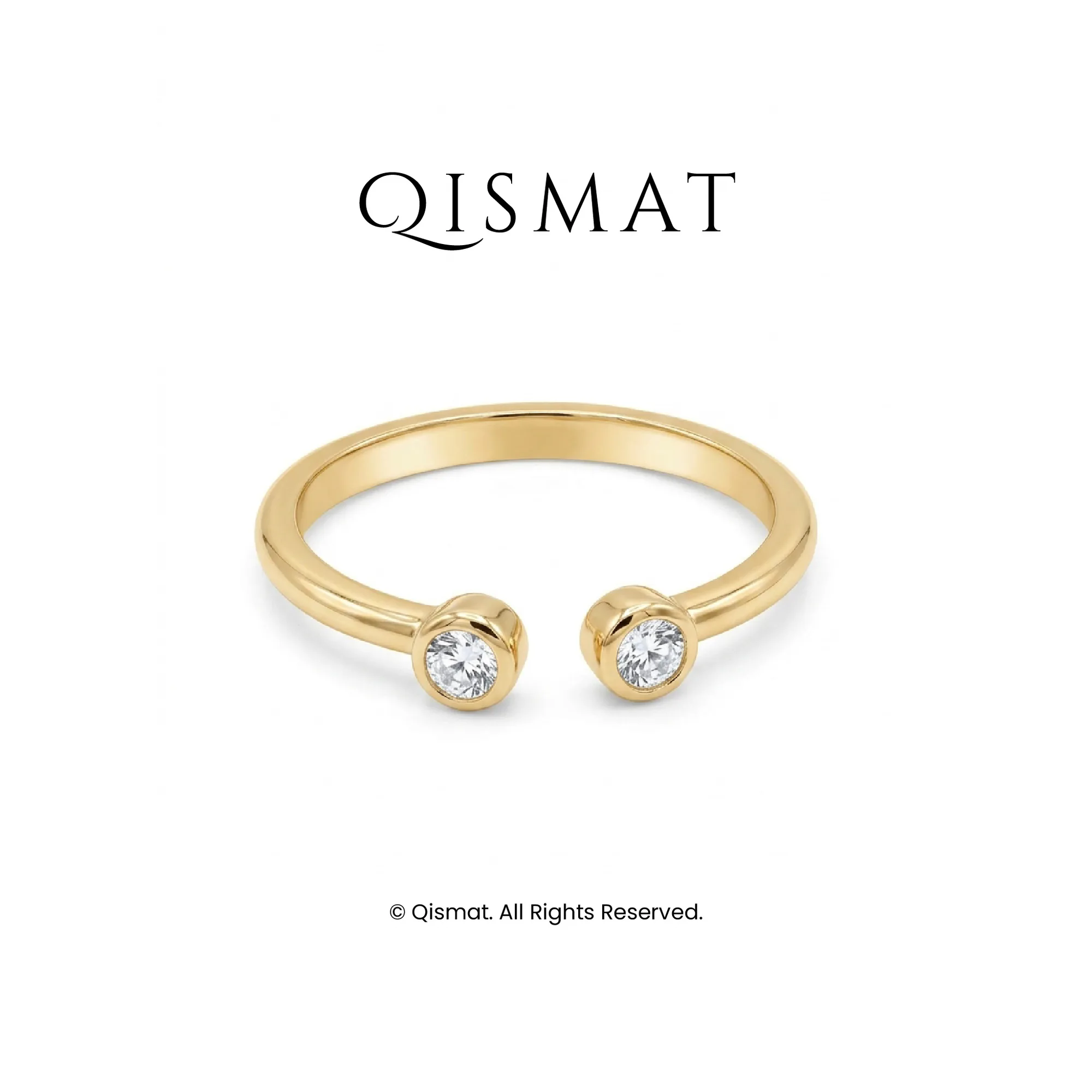 Twin Bezel Ring