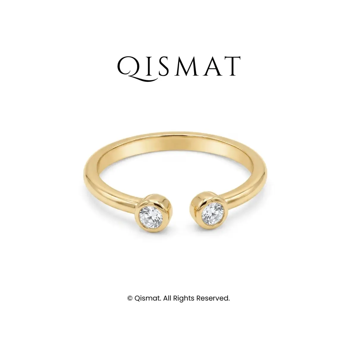 Twin Bezel Ring